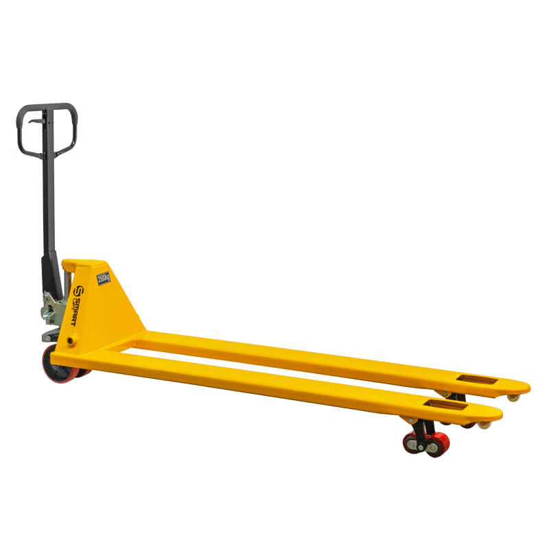 Гидравлическая тележка (рохля) SD-L (CBY-BF2.5, г/п 2500 кг, 1500x550 мм, PDP, длинновильная) SMARTLIFT (SMART)