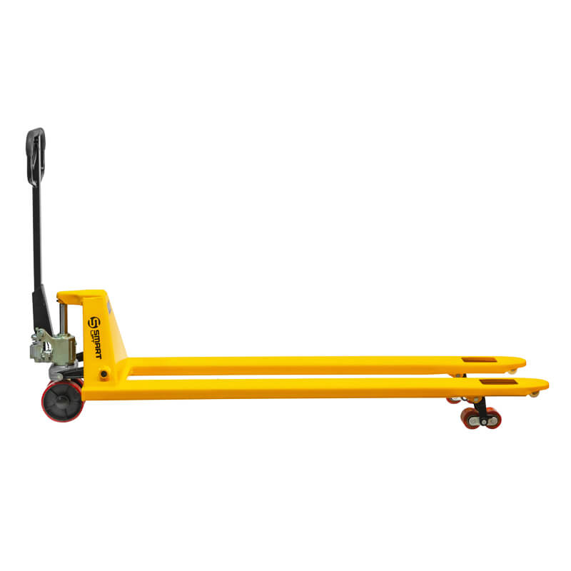 Гидравлическая тележка (рохля) SD-L (CBY-BF2.5, г/п 2500 кг, 1500x550 мм, PDP, длинновильная) SMARTLIFT (SMART)
