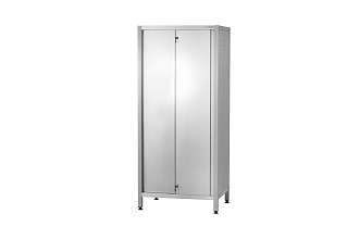 Шкаф кухонный ШЗКп - 1200x500x1800 Profi Inox, двери-купе, полки сплошн. 3 шт., без к-та замков