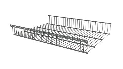 Корзина стационарная 603х440х85 (Серебристый)
