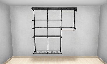 Гардеробная система GS. Гардеробная №12