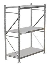 Стеллаж MS Pro 2000х1200х500, 3 яруса, оц.