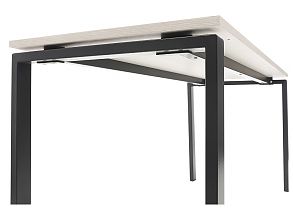 Стол NT 140X70 белое дерево/серый