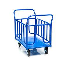 Тележка платформенная КПО-300Т-150-И , с бортами, 600х1000мм
