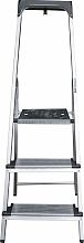 Стремянка алюминиевая со ступенями 130 мм и органайзером NV1118.3