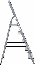 Стремянка стальная с алюминиевыми ступенями 130 мм NV1137.10