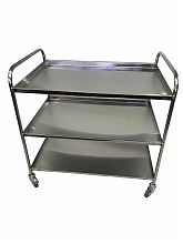 Ванна моечная с рабочей поверхностью ВМРП 1000x700x860 Нержавеющий каркас (с пристенным бортом)