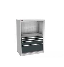 Шкаф инструментальный ВС-053-2 с глухими дверьми