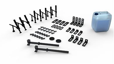 Набор оснастки для свароного стола №2: Базовый (49 предметов)