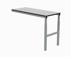 Стол угловой 1200х500 мм 41.Б (RAL7012)