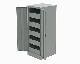 Шкаф инструментальный (4 ящика и 4 полки) 1850х820х450 мм (RAL7012)