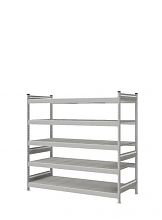 Стеллаж СТ-023 полочный 1800x1800x800 5 яруса окрашен