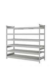 Стеллаж СТ-023 полочный 2000x2100x800 6 яруса окрашен