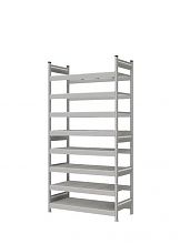 Стеллаж СТ-023 полочный 2500x1200x600 8 яруса окрашен