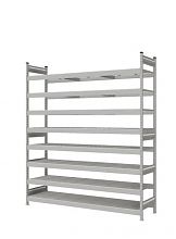 Стеллаж СТ-023 полочный 2500x2100x600 8 яруса цинк