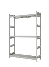 Стеллаж СТ-023 полочный 3000x1800x600 3 яруса цинк