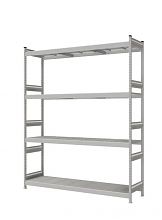 Стеллаж СТ-023 полочный 3000x2100x600 4 яруса цинк