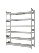 Стеллаж СТ-023 полочный 3000x2100x600 6 яруса цинк