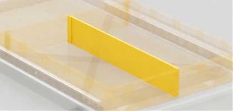 Разделитель низкий продольный (с установочными планками)