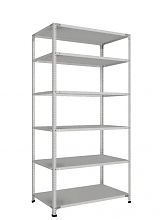 Стеллаж СТ-011 полочный 2000x1000x600 6 ярусов, нагрузка на полку 150