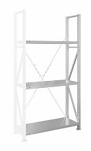 Стеллаж MS U 200x150x40/3 (Нагрузка на полку 250, сплошная) ДС