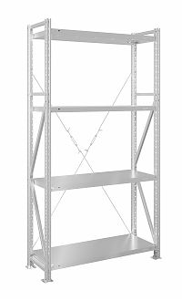 Стеллаж MS U 200x70x80/4 (Нагрузка на полку 200, сплошная)