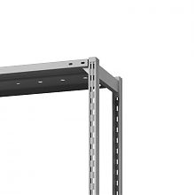 Стеллаж металлический ТСУ Универсал, 3000x760x300 мм. Полки: метал. перф. усил. 6 шт.